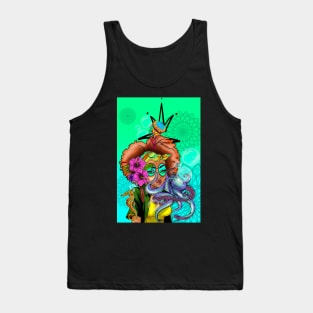 Black girl sea design Tank Top